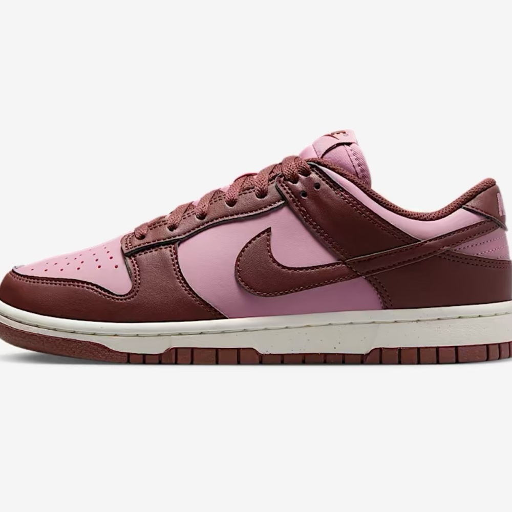 Nike Dunk low next nature Burgundy and Pink Low-Top Sneakers